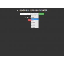 > Random Password Generator